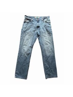 Ariat M2 Legacy Jeans Mens 35x34 Light Wash Relaxed Bootcut Stretch